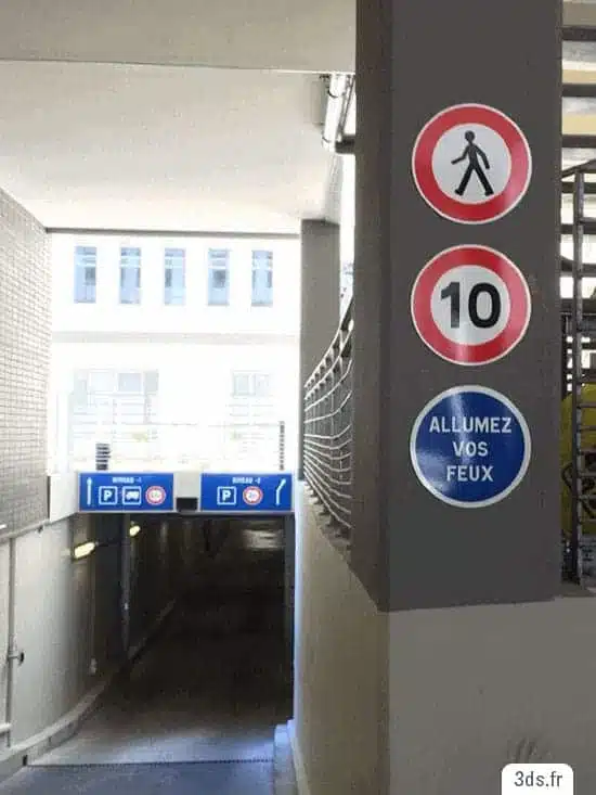 3ds groupe publicis signaletique parking souterrain 2