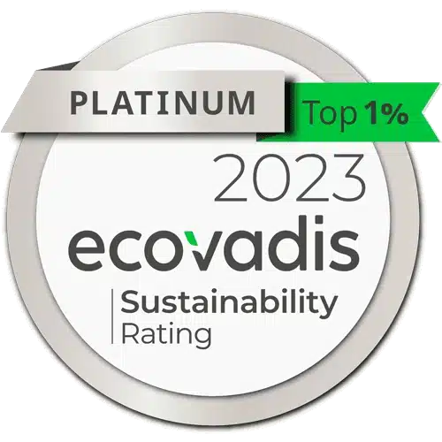 ecovadis platinium 2023