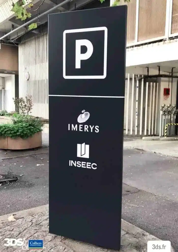 imerys colliers international signaletique panneau adhesif exterieur 3ds groupe